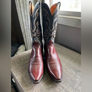 Lucchese 1883 Two Tone Leather Western / Cowboy Boots